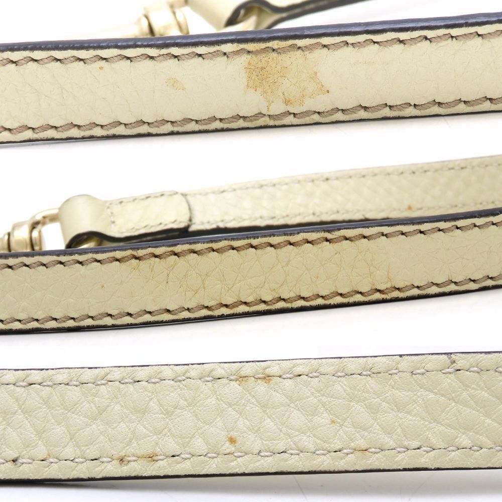 GUCCI Ivory Leather Bag - Picture 7 of 10